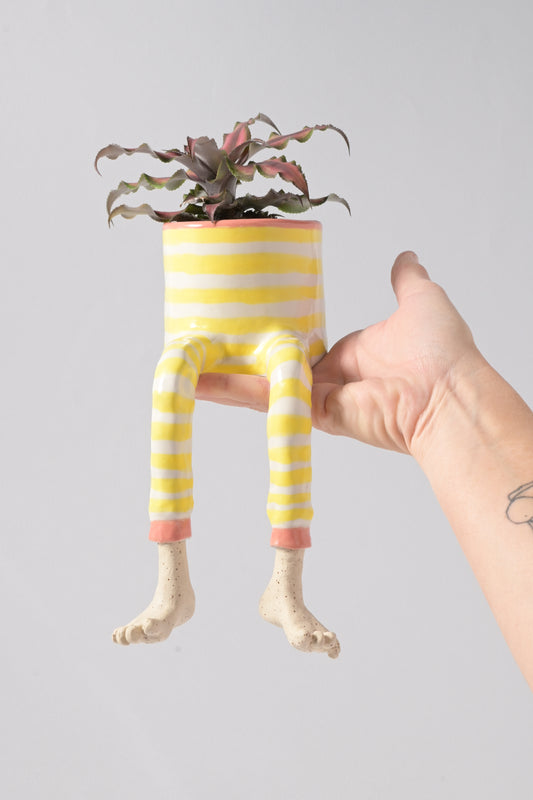 Striped long johns